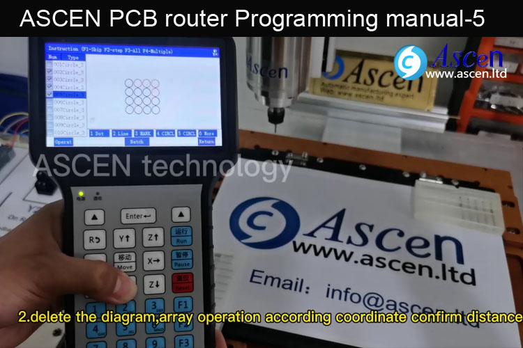 PCB V-cut router cutting machine/PCB depaneling machine manual 5